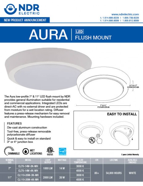 Sell Sheets: Aura