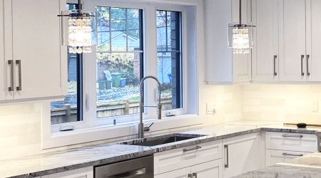 Lucia CCT: Kitchen in Montreal, Quebec. Private residence.