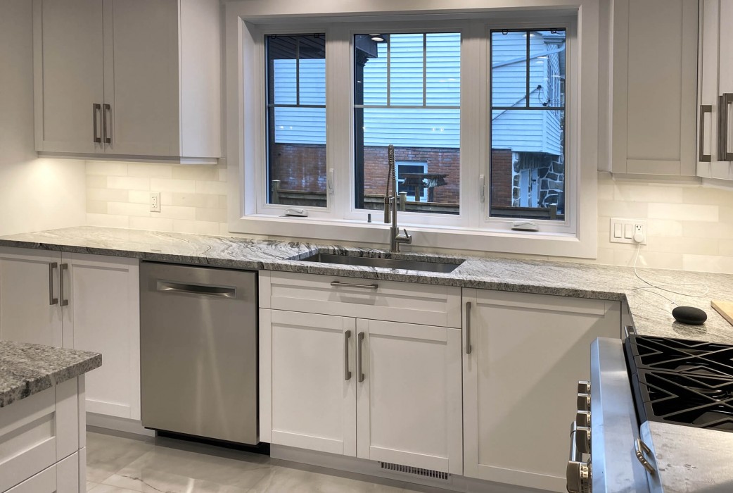 Lucia CCT: Kitchen in Montreal, Quebec. Private residence.