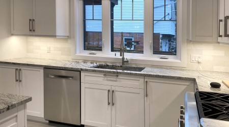 Lucia CCT: Kitchen in Montreal, Quebec. Private residence.